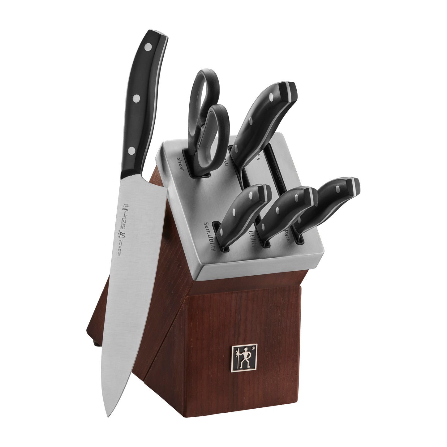 J.A. HENCKELS Definition 7pc Self-Sharpening Knife Block Set