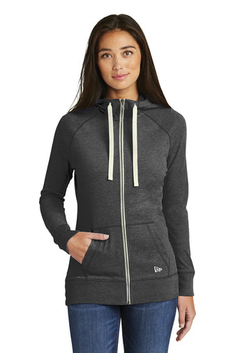 New Era® Ladies Sueded Cotton Blend Full-Zip Hoodie