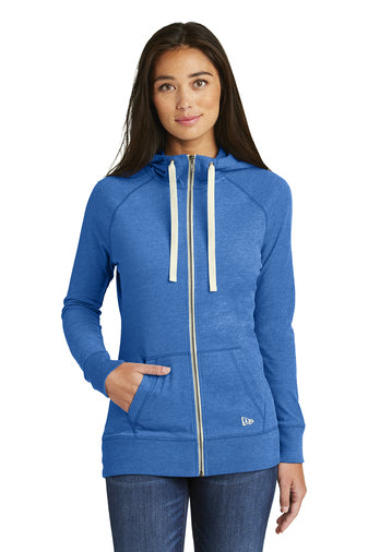 New Era® Ladies Sueded Cotton Blend Full-Zip Hoodie