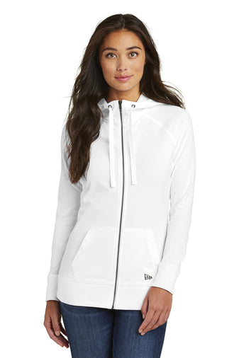 New Era® Ladies Sueded Cotton Blend Full-Zip Hoodie