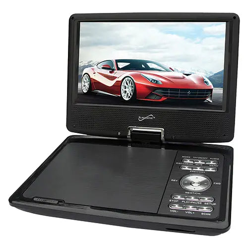 9" Portable DVD Player w/Digital TV Tuner