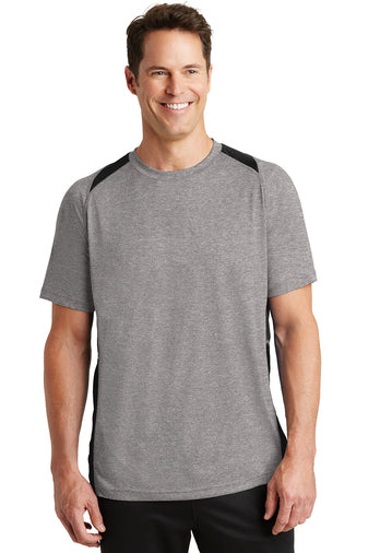 Sport-Tek® Heather Colorblock Contender™ Tee